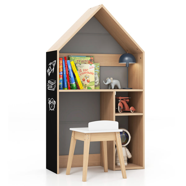 MULTIGOT Kids House-Shaped Table and Chair Set