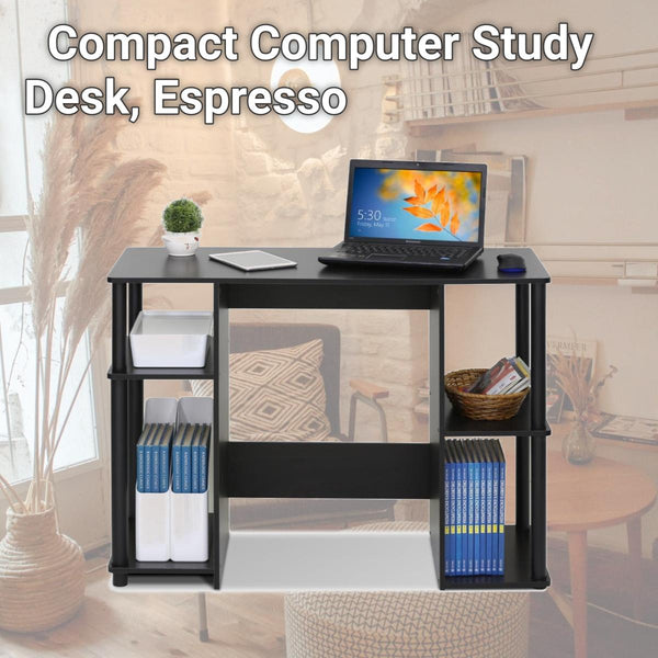 212 Main Compact Computer Study Desk, Espresso
