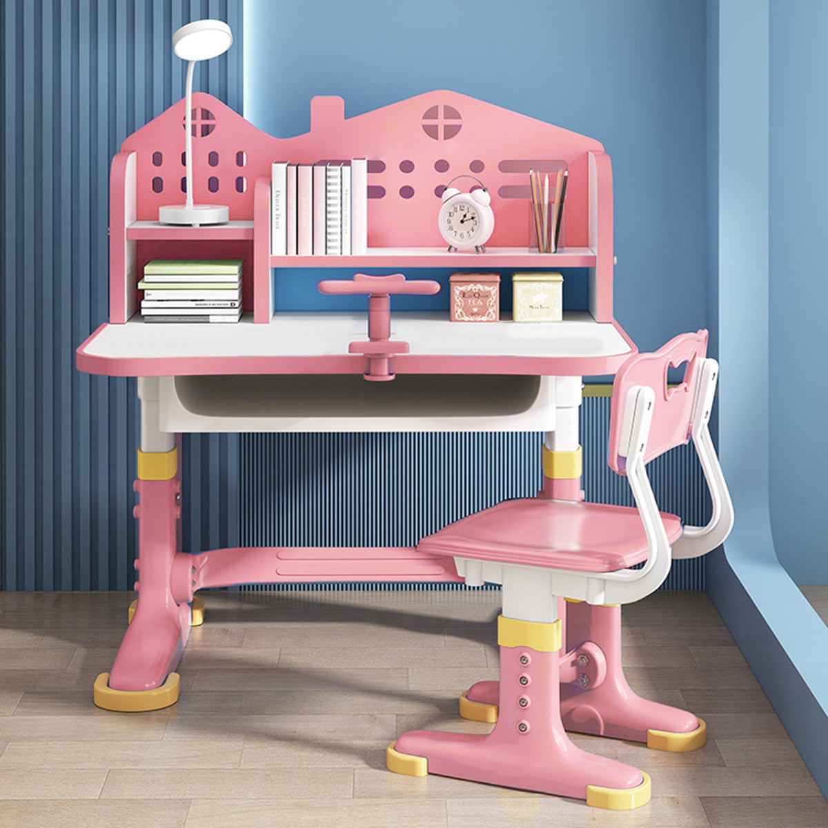 children's study desk desk home table writing homework desks and chairs combo set for elementary students can be raised and lowered