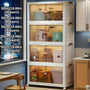 2\u002F3\u002F4\u002F5-Tier Heavy-Duty Plastic Storage Cabinet with Lockable Doors & Lockable Drawers-Like Doors