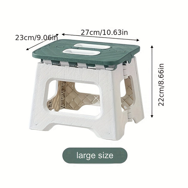 Home Folding Footstool 2pcs Non Slip Surface Footstool, Height 10 Inches