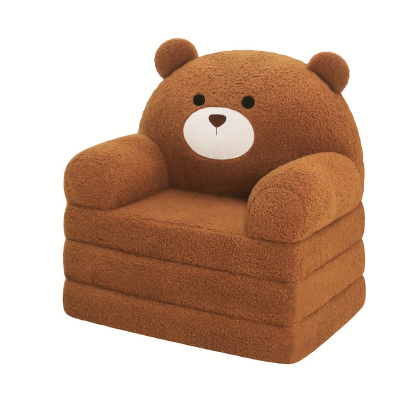 Christmas Gift For Kids, Foldable Kids Couch Chair, Convertible Plush Lounger For Playroom, Gift For Boy Girl Kids Sofa
